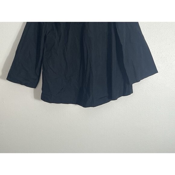 SBJ Austin Black Long Sleeve Cotton Tunic Top Size 1 - Picture 9 of 14